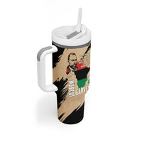 Marcus Garvey Day Tumbler With Handle UNIA Flag Mix African Map - Wonder Print Shop
