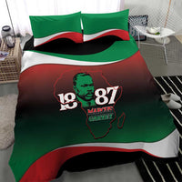 Marcus Garvey 1887 Bedding Set African Map Curves Style - Wonder Print Shop