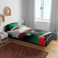 Marcus Garvey 1887 Bedding Set African Map Curves Style - Wonder Print Shop