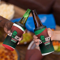 Marcus Garvey 1887 4 in 1 Can Cooler Tumbler African Map Curves Style - Wonder Print Shop