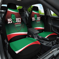 Marcus Garvey 1887 Car Seat Cover African Map Curves Style - Wonder Print Shop