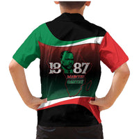 Marcus Garvey 1887 Family Matching Mermaid Dress and Hawaiian Shirt African Map Curves Style - Wonder Print Shop