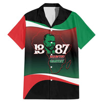 Marcus Garvey 1887 Family Matching Mermaid Dress and Hawaiian Shirt African Map Curves Style - Wonder Print Shop