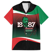 Marcus Garvey 1887 Family Matching Puletasi and Hawaiian Shirt African Map Curves Style - Wonder Print Shop