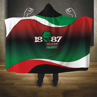 Marcus Garvey 1887 Hooded Blanket African Map Curves Style - Wonder Print Shop