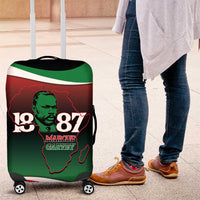 Marcus Garvey 1887 Luggage Cover African Map Curves Style - Wonder Print Shop