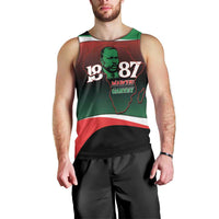 Marcus Garvey 1887 Men Tank Top African Map Curves Style - Wonder Print Shop