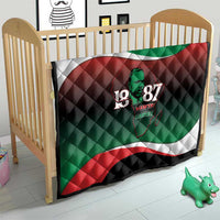 Marcus Garvey 1887 Quilt African Map Curves Style - Wonder Print Shop