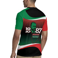 Marcus Garvey 1887 Rugby Jersey African Map Curves Style - Wonder Print Shop