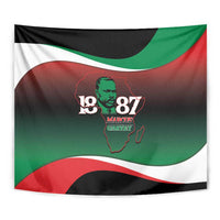 Marcus Garvey 1887 Tapestry African Map Curves Style - Wonder Print Shop