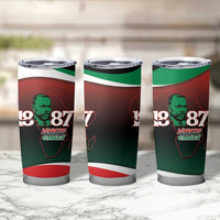 Marcus Garvey 1887 Tumbler Cup African Map Curves Style - Wonder Print Shop