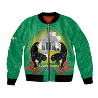 Gabon Independence Day Bomber Jacket Memorial Leon Mba Monument - Wonder Print Shop