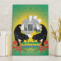 Gabon Independence Day Canvas Wall Art Memorial Leon Mba Monument - Wonder Print Shop