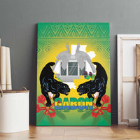Gabon Independence Day Canvas Wall Art Memorial Leon Mba Monument - Wonder Print Shop