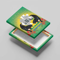 Gabon Independence Day Canvas Wall Art Memorial Leon Mba Monument - Wonder Print Shop