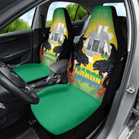 Gabon Independence Day Car Seat Cover Memorial Leon Mba Monument - Wonder Print Shop