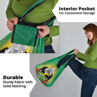 Gabon Independence Day Grocery Bag Memorial Leon Mba Monument - Wonder Print Shop