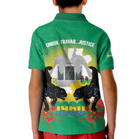 Gabon Independence Day Kid Polo Shirt Memorial Leon Mba Monument - Wonder Print Shop