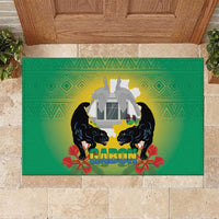 Gabon Independence Day Rubber Doormat Memorial Leon Mba Monument - Wonder Print Shop