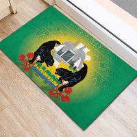 Gabon Independence Day Rubber Doormat Memorial Leon Mba Monument - Wonder Print Shop
