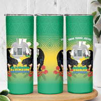 Gabon Independence Day Skinny Tumbler Memorial Leon Mba Monument - Wonder Print Shop