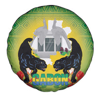 Gabon Independence Day Spare Tire Cover Memorial Leon Mba Monument - Wonder Print Shop
