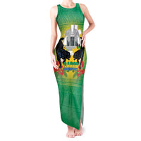 Gabon Independence Day Tank Maxi Dress Memorial Leon Mba Monument - Wonder Print Shop