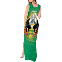 Gabon Independence Day Tank Maxi Dress Memorial Leon Mba Monument - Wonder Print Shop