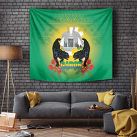 Gabon Independence Day Tapestry Memorial Leon Mba Monument - Wonder Print Shop
