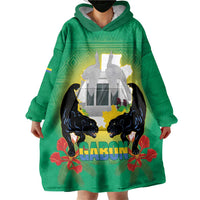 Gabon Independence Day Wearable Blanket Hoodie Memorial Leon Mba Monument - Wonder Print Shop