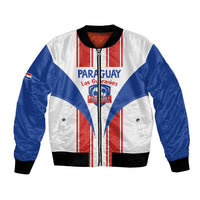 Custom Paraguay Football Bomber Jacket Come On Las Guaranies - Wonder Print Shop