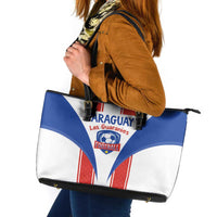 Paraguay Football Leather Tote Bag Come On Las Guaranies - Wonder Print Shop