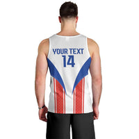 Custom Paraguay Football Men Tank Top Come On Las Guaranies - Wonder Print Shop