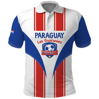 Custom Paraguay Football Polo Shirt Come On Las Guaranies - Wonder Print Shop