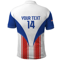 Custom Paraguay Football Polo Shirt Come On Las Guaranies - Wonder Print Shop