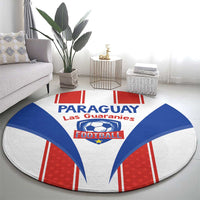 Paraguay Football Round Carpet Come On Las Guaranies - Wonder Print Shop