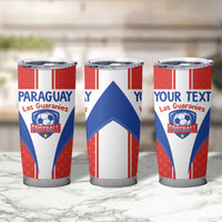 Custom Paraguay Football Tumbler Cup Come On Las Guaranies - Wonder Print Shop