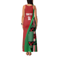 Custom Kenya Cricket Family Matching Tank Maxi Dress and Hawaiian Shirt Come On Simbas Kente Pattern - Wonder Print Shop