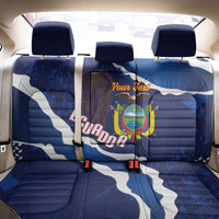 Custom Ecuador 2026 Football Back Car Seat Cover Come On La Tri Grunge Style