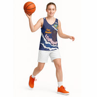 Custom Ecuador 2026 Football Basketball Jersey Come On La Tri Grunge Style