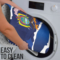 Custom Ecuador 2026 Football Bathroom Set Come On La Tri Grunge Style