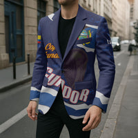 Custom Ecuador 2026 Football Blazer Come On La Tri Grunge Style