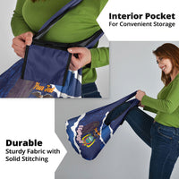 Custom Ecuador 2026 Football Grocery Bag Come On La Tri Grunge Style
