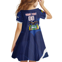 Custom Ecuador 2026 Football Kid Short Sleeve Dress Come On La Tri Grunge Style