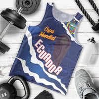 Custom Ecuador 2026 Football Men Tank Top Come On La Tri Grunge Style