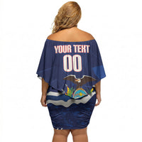Custom Ecuador 2026 Football Off Shoulder Short Dress Come On La Tri Grunge Style