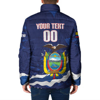 Custom Ecuador 2026 Football Padded Jacket Come On La Tri Grunge Style