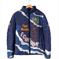 Custom Ecuador 2026 Football Padded Jacket Come On La Tri Grunge Style
