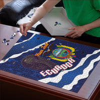 Custom Ecuador 2026 Football Puzzle Come On La Tri Grunge Style