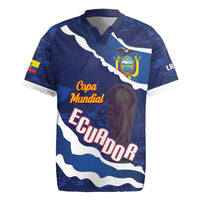 Custom Ecuador 2026 Football Rugby Jersey Come On La Tri Grunge Style